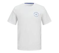 JJSIMON Camiseta SS Crew Neck, Blanco/Estampado: S, S