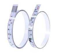JJUNW 2 paquetes de cinta métrica autoadhesiva de 1/2 pulgada, cinta métrica de lectura de 100 cm o 39 pulgadas, cinta métrica de despegar y pegar para carpintería, sierra, mesa de dibujo (100 cm)