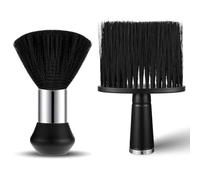 JJUNW 2 pinceles para el cuello, cepillo de peluquería, cepillo suave para el pelo, cepillo para el cuello, accesorios de barbero, cepillo para peluquería, peluquería, salón, limpieza del cabello