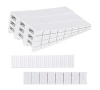 JJUNW 20 cuñas de inodoro, cuñas de nivelación de plástico para ventana de muebles, patas de equilibrio trapezoidales cortadas a medida para fijación de inodoro tambaleante, cuñas de soporte de carga,