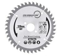 jjw-germany HW HM - Hoja de sierra circular (120 x 1,8 x 20 mm, compatible con Mafell KSS 300 o KSP 40 (HM 120 x 1,8 x 20 Z= 40 TF)