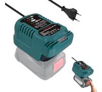 JJXNDO Mini cargador portátil compacto DC18RC compatible con Makita batería BL1850B BL1850B BL1860 BL1830 BL1840 BL1815 (solo cargador para batería de 18 V)