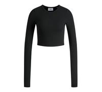 JJXX Jxfeline LS Rib tee Noos Camiseta, Negro, L para Mujer