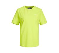 JJXX Camiseta para Mujer Jxanna SS Reg Every Small Logo tee Noos, Estampado Lime Cream Jjxx Logo, S
