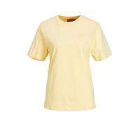 JJXX Camiseta para Mujer Jxanna SS Reg Every Small Logo tee Noos, Sunlight/Print:Hemp Jjxx Logo, S