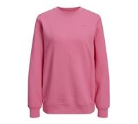JJXX Jack & Jones Jxabbie LS Rel Every Brush Crew Noos Sudadera, Carmine Rose/Print: Logotipo Magenta, S Mujer