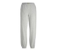 JJXX Jack & Jones JXABBIE RLX HW Every Pants SWT Noos, Light Grey Melange/Print:Bright White Logo, S