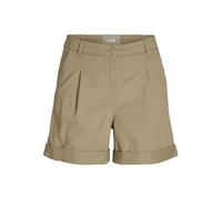 Jack & Jones Bermuda con pinzas de mujer. Camel 38/M
