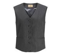 Jack & Jones Jack & Jones - Chaleco corto de raya diplomática de mujer. Gris oscuro Talla 36