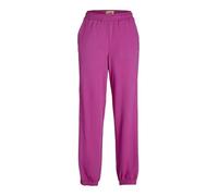 JJXX Jxabbie RLX HW Every Pants Swt Noos Pantalones de chándal, Rojo Fucsia/Estampado: Logotipo de Carmine Rose, XL para Mujer