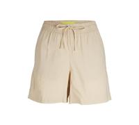 JJXX JXAMY Linen Blend Shorts WVN SN, Pantalones Cortos de Lino Mujer, Cement,