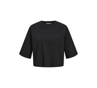 JJXX JXANDREA Camiseta Suelta SS Recortada JRS Noos, Negro, S