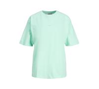 JJXX JXANDREA Loose SS Every Logo tee Noos, Camiseta Mujer, Aruba Blue/Print:Turquoise JJXX Logo,