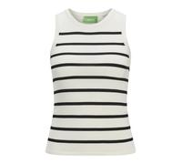 JJXX Jxevelyn Comfy Knit Top para Mujer, Vanilla Ice/Stripes:/Black, L