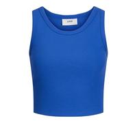 JJXX Jxfallon Str SL Rib Top Jrs Noos Camiseta de Tirantes Anchos, Blue Iolite, L Mujeres