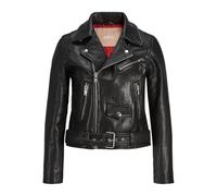 JJXX Jxholly Leather Biker Jkt Noos Chaqueta de Cuero, Negro, L para Mujer