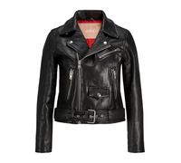 JJXX Jxholly Leather Biker Jkt Noos Chaqueta de Cuero, Negro, XS para Mujer