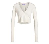 JJXX Jxisabel Ls Soft Cropped Cardigan Knit, cárdigan Mujer, Snow White, M