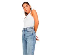 JJXX Jxivy Tight Sl Oneck Dream Body, Body Mujer, Bright White/Print:tonal Print, S