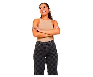 JJXX Jxivy Tight Sl Oneck Dream Body, Body Mujer, Incense/Print:tonal Print, M