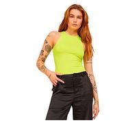 JJXX Jxivy Tight Sl Oneck Dream Body, Body Mujer, Lime Punch/Print:tonal Print, S