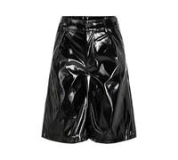 JJXX Jxjaden Faux Leather Berm HW Shorts Noos Pantalones Cortos de Piel, Negro. Detalles: Brillante, S para Mujer