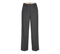 JJXX Jxmary Brushed HW Pant TLR Sn Pantalones, Gris Oscuro/Rayas: Gris Claro, M para Mujer