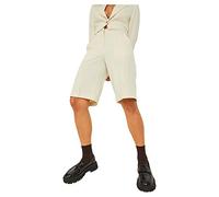 JJXX Jxmary HW Long Shorts Noos Pantalones Cortos, Blanco Crudo, M para Mujer