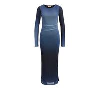 JJXX Jxrosa Mesh LS Maxi Dress Wvn Vestido Largo, Coronet Blue/AOP: Small Blur Print, L para Mujer