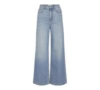 JJXX JXTOKYO Wide HW Jeans R6078 DNM SN de Corte Ancho para Mujer, Mezclilla De Color Azul Claro, 27W / 30L