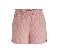 JJXX Jxwindy Seersucker HW Shorts Wvn Sn Pantalones Cortos, Rojo Racing/Detail:Stripe, S para Mujer
