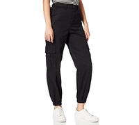 JJXX Mujer Jxholly Relaxed Hw Cargo Pant Noos Pantalones tipo cargo,Black,S/30
