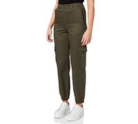Jack & Jones Pantalones Holly de mujer cargo y con cintura alta. Verde oscuro 40 (L) / 34 (34)
