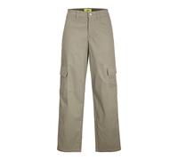 JJXX Jxkendal Reg Stra Cargo MW Pant Pnt Noos Pantalones, Verde Oliva, XL para Mujer