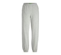 JJXX Jxabbie RLX HW Every Pants Swt Noos Pantalones de chándal, Light Grey Melange/Print:Bright White Logo, L Mujeres