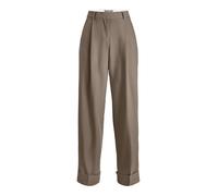 JJXX Pantalones de Traje para Mujer Jxmary Pleat Fu MW Pant PNT Noos, Beige, 31W / 30L