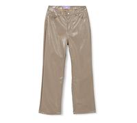 JJXX Pantalones para Mujer con Aspecto de Piel JXKENYA en imitación de Piel, Detalles del Producto: Brillante - Largo, L