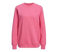 Jack & Jones Jxabbie LS Rel Every Brush Crew Noos Sudadera, Carmine Rose/Print: Logotipo Magenta Jjxx, L Mujer