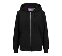 JJXX Sudadera con cremallera 'JXAbbie' negro / blanco S negro / blanco