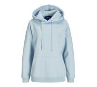 JJXX Jxabbie RLX LS Every Hood Swt Noos Sudadera con, Skyway/Print:Powder Blue Logo, S para Mujer