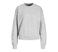 JJXX Sudadera para Mujer con Cuello Redondo JXALFA, Gris Claro, XL