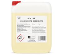 JK-155 Desoxidante y Desincrustante de Cal Concentrado 20 kg para Ultrasonidos e Inmersión, Elimina Óxido y Depósitos Calcáreos en Superficies Metálicas.