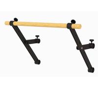 JK FITNESS Espaldera sueca multifuncional de madera y acero | Barra para dominadas y tomas Dip | Escalera para gimnasia, escalera sueca, espaldera, gimnasio o casa | Robusto (Wally Bar para espaldera)