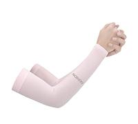 JK Home Mangas de brazo de seda de hielo con protección UV, UPF 50 para hombres y mujeres para correr, ciclismo, pesca, golf, voleibol, baloncesto, béisbol y fútbol, sin dedos