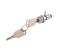 JK015 - Interruptor de encendido electrónico con botón de llave de 12 mm, llave de bloqueo, interruptor de bloqueo eléctrico de encendido y apagado con 2 posiciones, 1 unidad