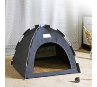 jkahh Casa plegable para gatos y mascotas, tienda de campaña universal para gatos y perros, nido de mascotas de verano, tapete fresco para exteriores, portátil, plegable, transpirable, cuatro