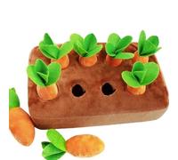 jkahh Juguetes para perros, tapete de peluche para mascotas, tapete de juguete de zanahoria, juguete de felpa de campo vegetal, rábano, juguetes interactivos, 8 zanahorias