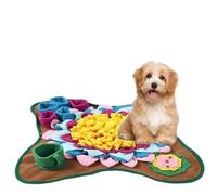 jkahh Tapete para mascotas para perros, rompecabezas interactivo de alimentación para aburrimiento, comodidad y suavidad, 1 unidad, color, 48 x 48 cm