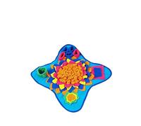jkahh Tapete para olfatear mascotas para perros, rompecabezas interactivo de alimentación para aburrimiento, comodidad y suavidad, 1 pieza, azul, 48 x 48 cm