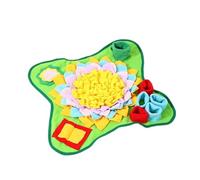 jkahh Tapete para olfatear mascotas para perros, rompecabezas interactivo de alimentación para aburrimiento, comodidad y suavidad, 1 pieza, verde, 48 x 48 cm